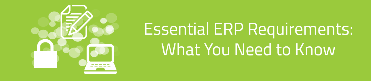 KCS SA - Blog - Essential ERP Requirements